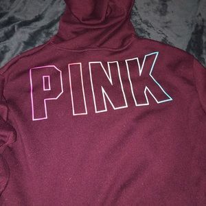 victoria’s secret cropped hoodie